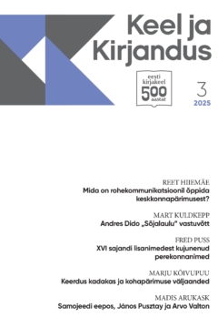 Keel ja Kirjandus 3/2025