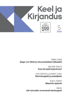 Keel ja Kirjandus 5/2025