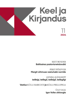 Keel ja Kirjandus 11/2024